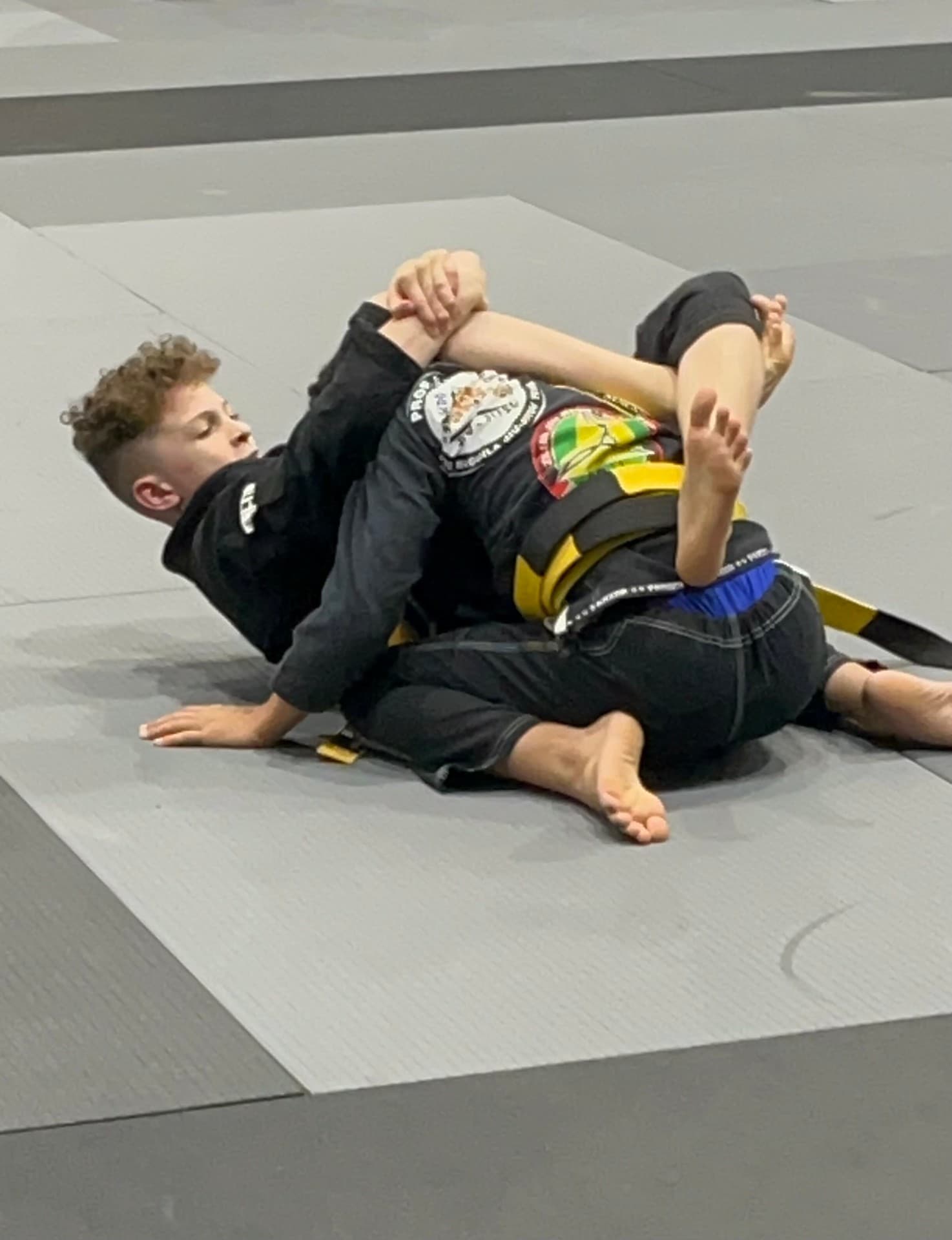 Blake Brown competing at PBJJF tournament