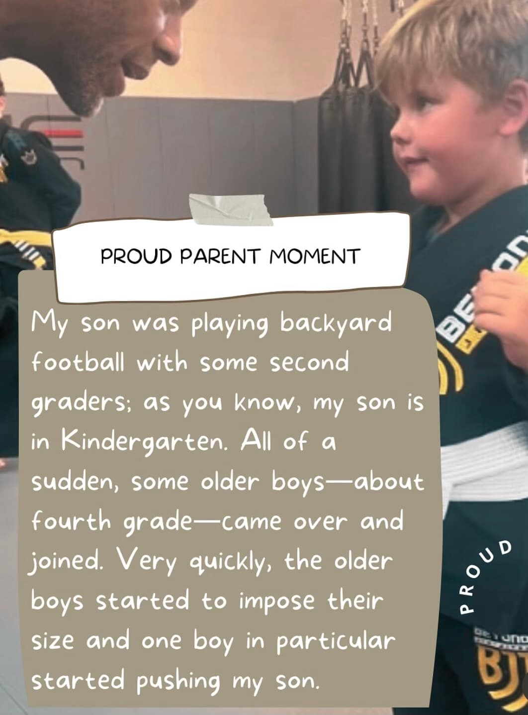Parent testimonial 1