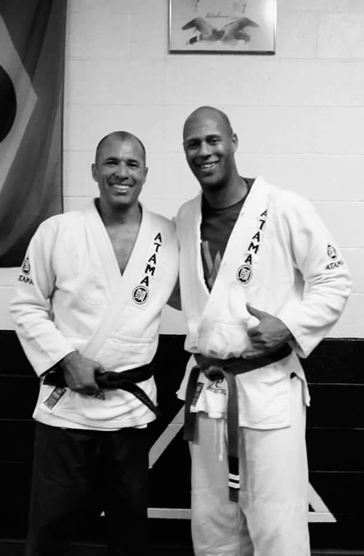 Ranard Brown with Royce Gracie